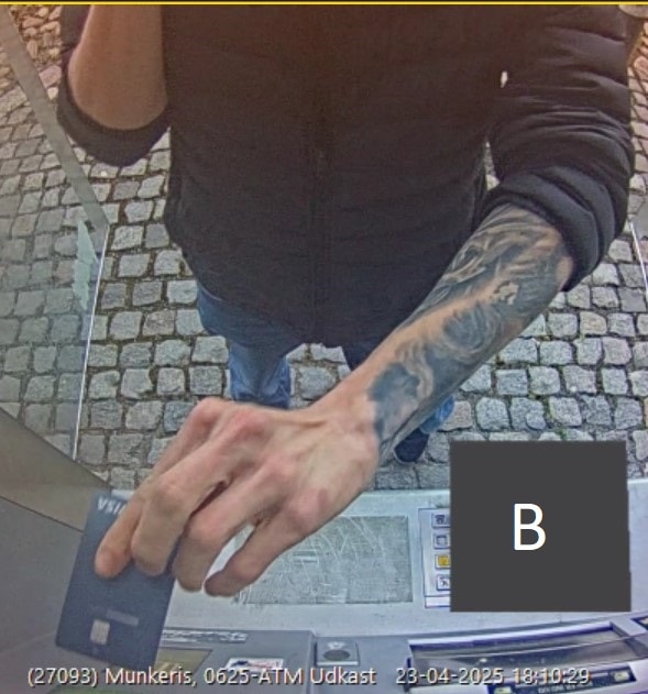 Gerningsmand B - tatovering