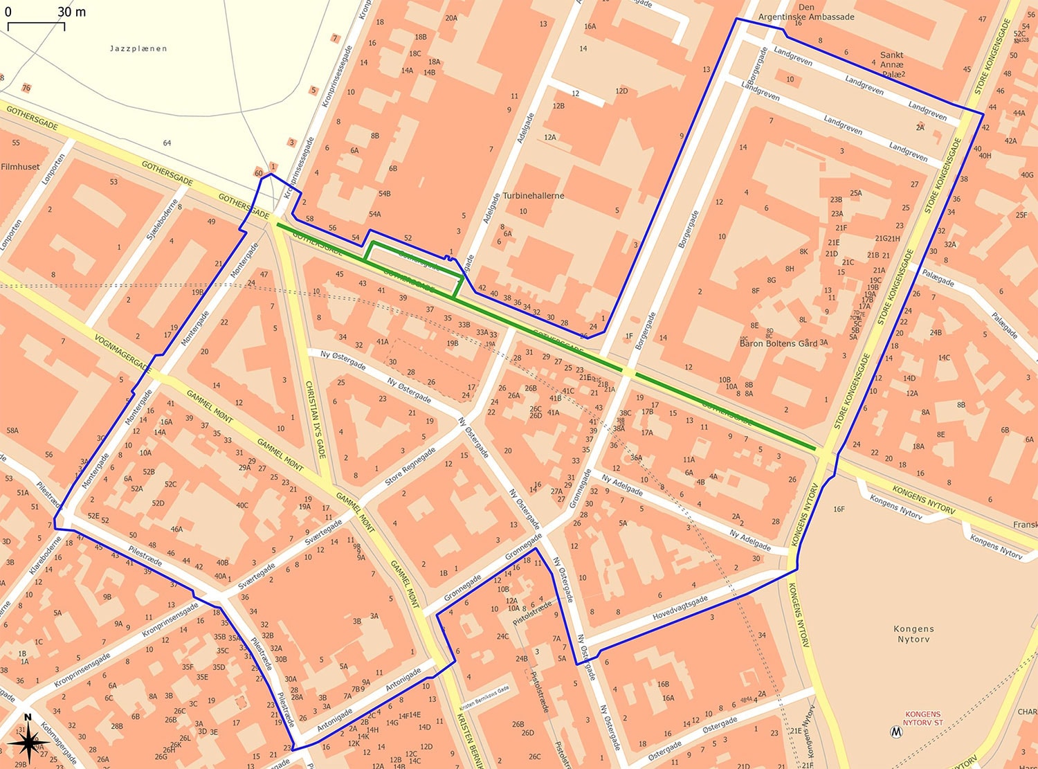 Nattelivszone Gothersgade 2023