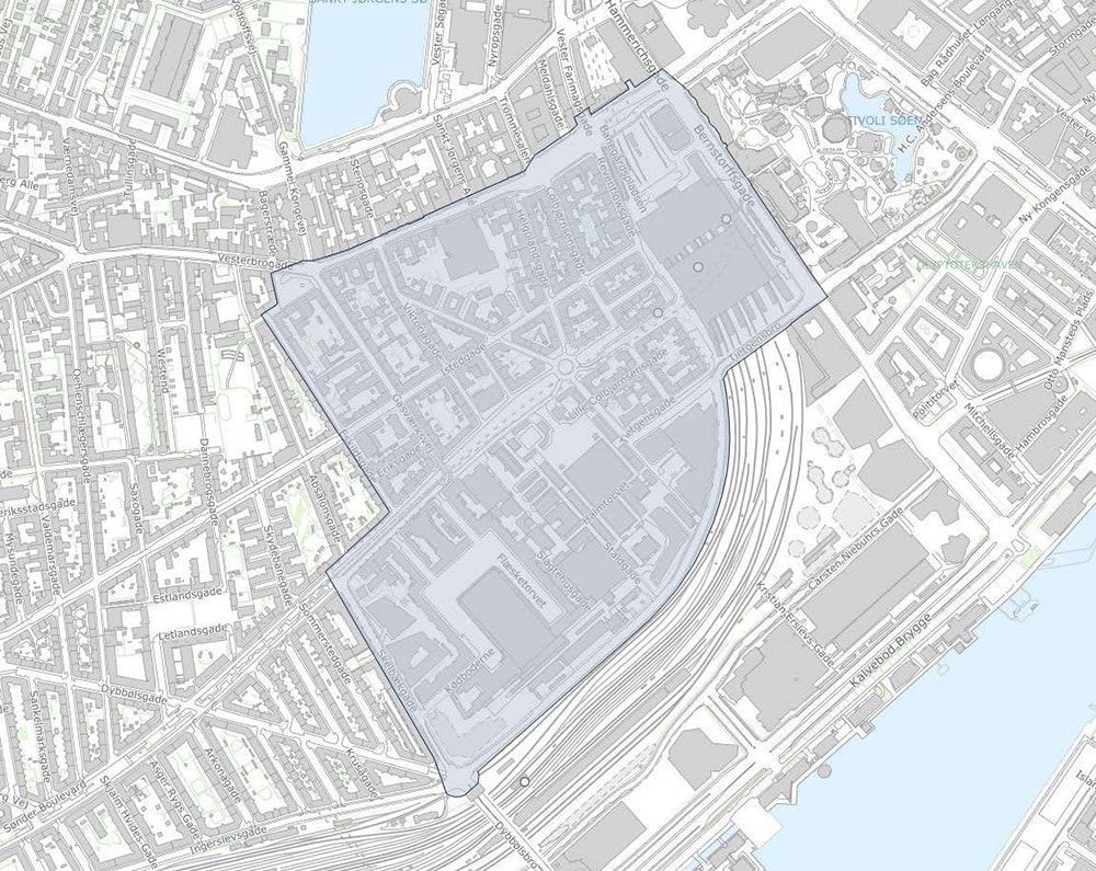 Straffritagelseszone Vesterbro 2025