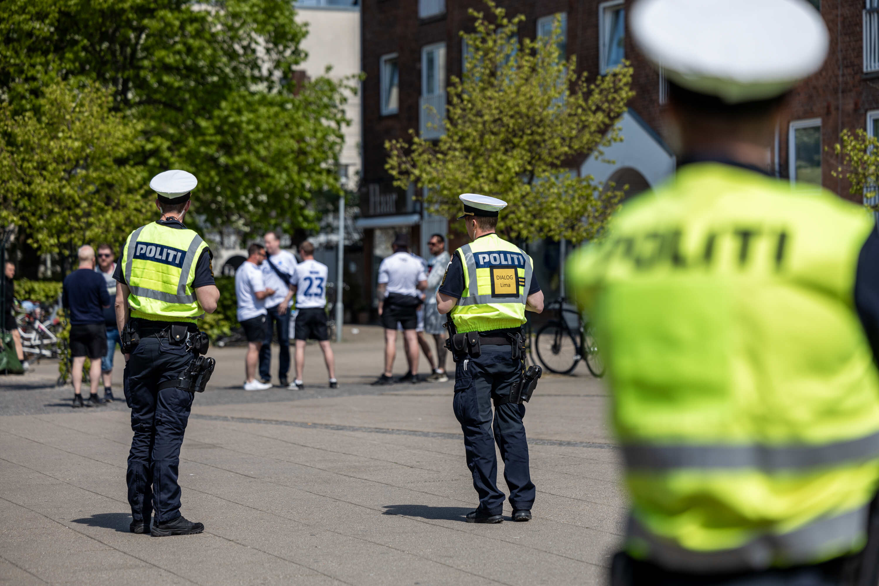 Dialogbetjente ved fodboldkamp