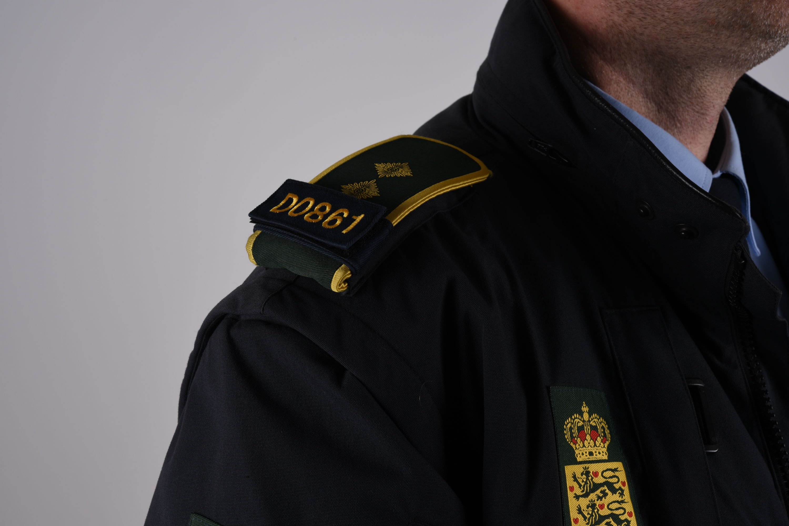 Markeringsnummer på uniformsjakke