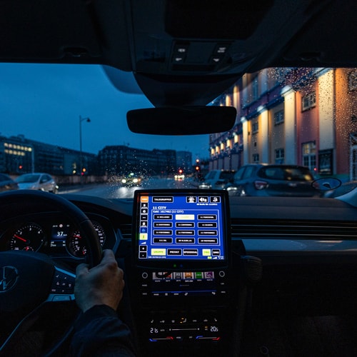 Patruljevogn indefra