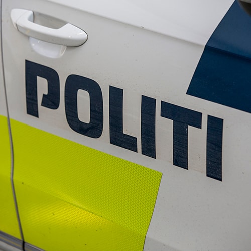 Logo på patruljevogn