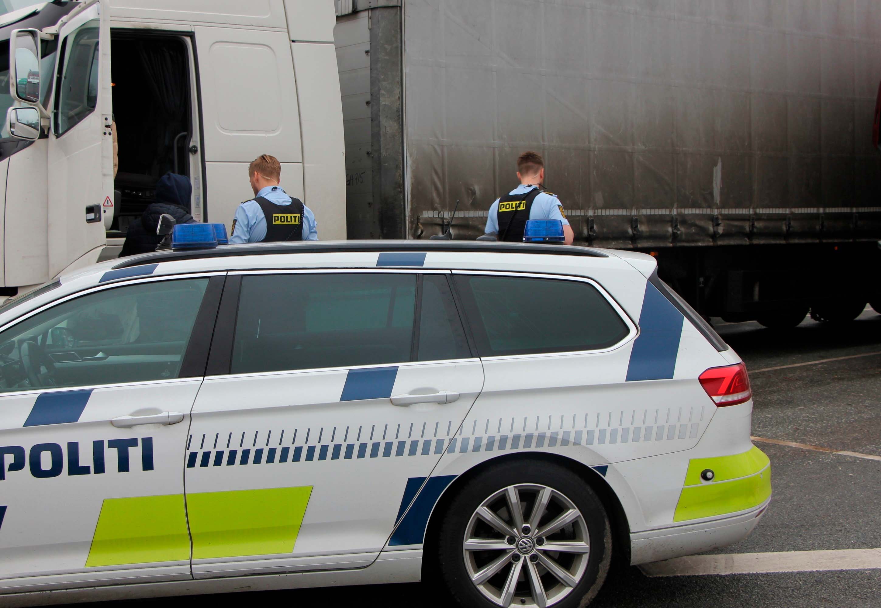 Arkivfoto: Politiet undersøger lastbil og chauffør