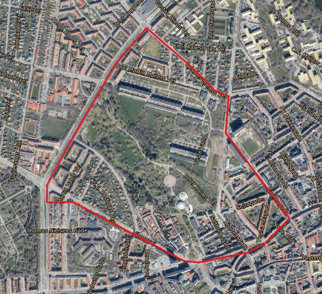 Botanisk Have oversigtskort til efterlysning