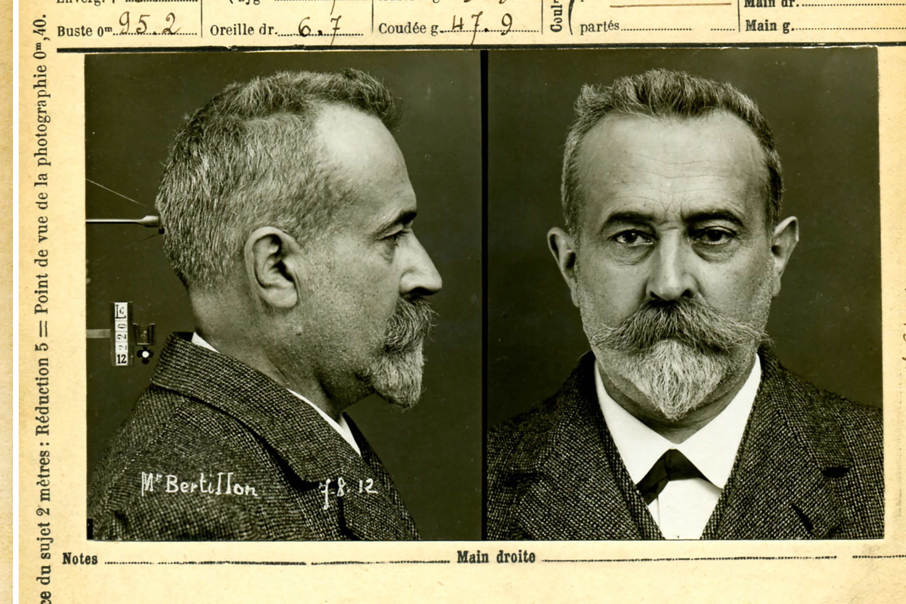 Alphonse Bertillion, fransk kriminalantropolog