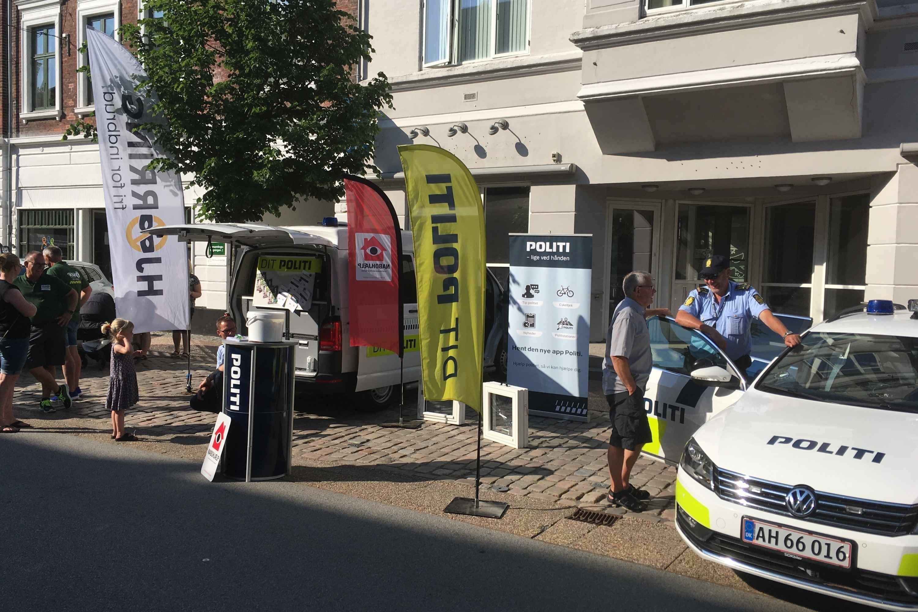 Forebyggelse Hjørring, mobil politistation, Nordjyllands Politi, Kulturnatten 2018