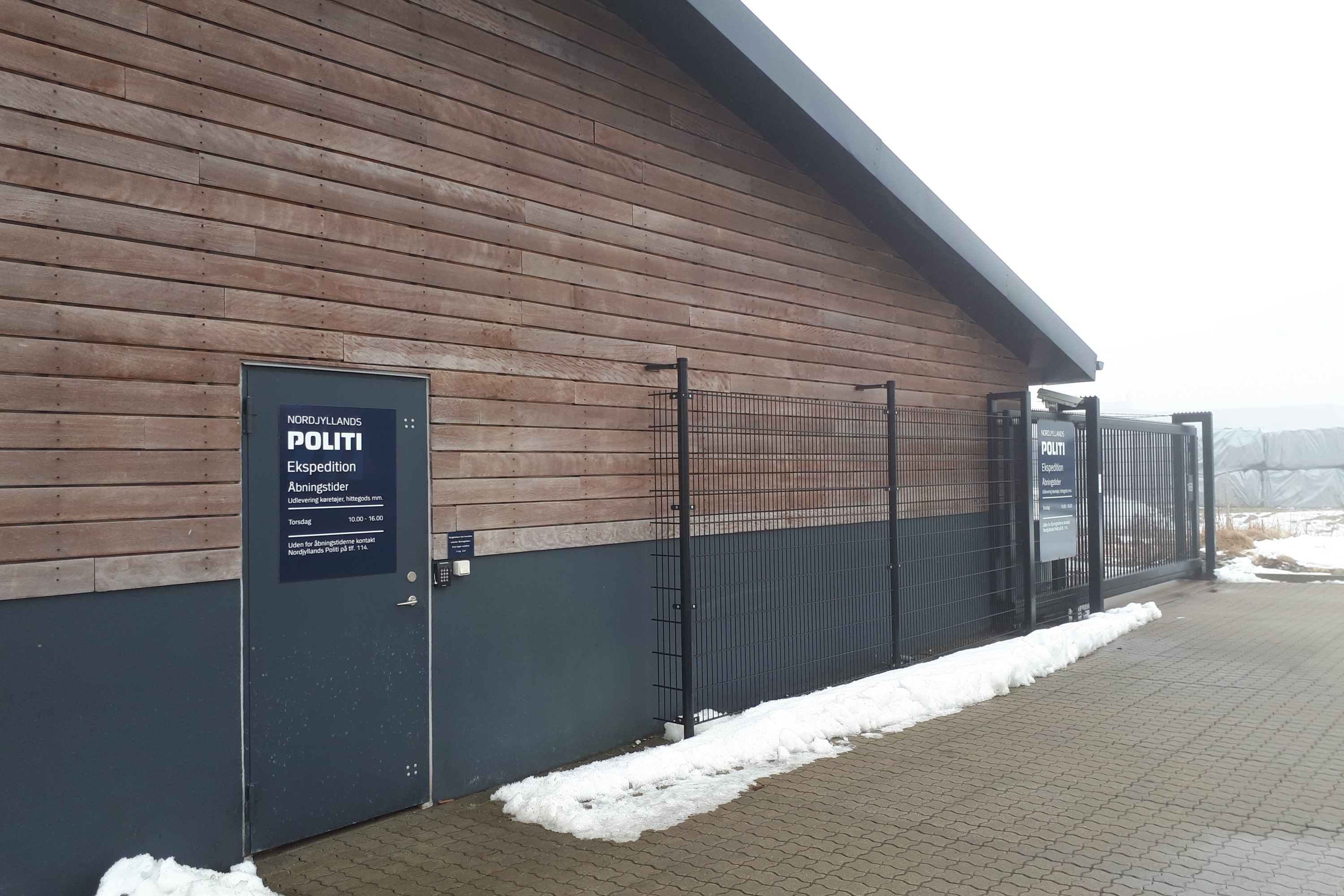 Hittegodslager, Svendborgvej, Nordjyllands Politi