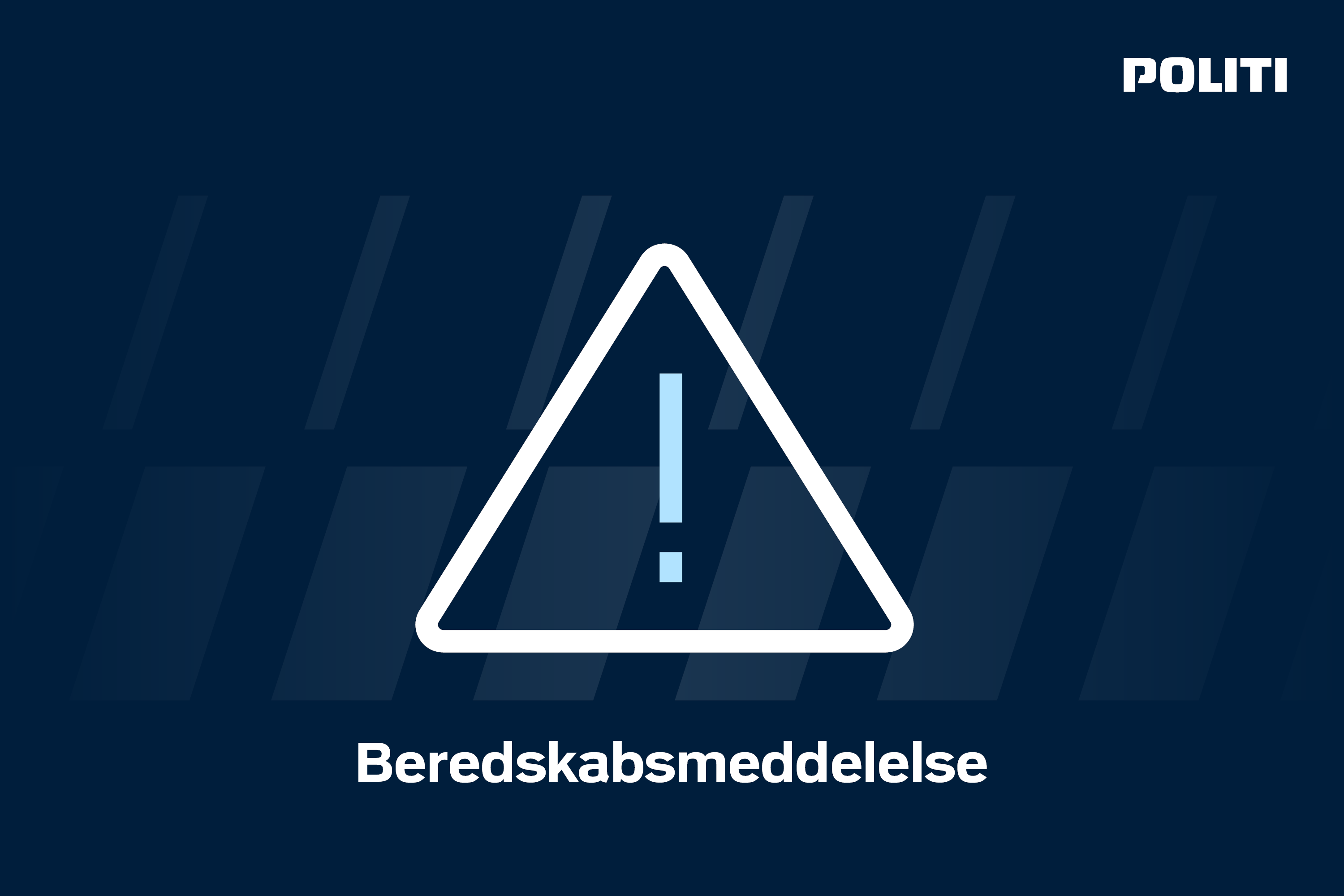 Beredskabsmeddelelse