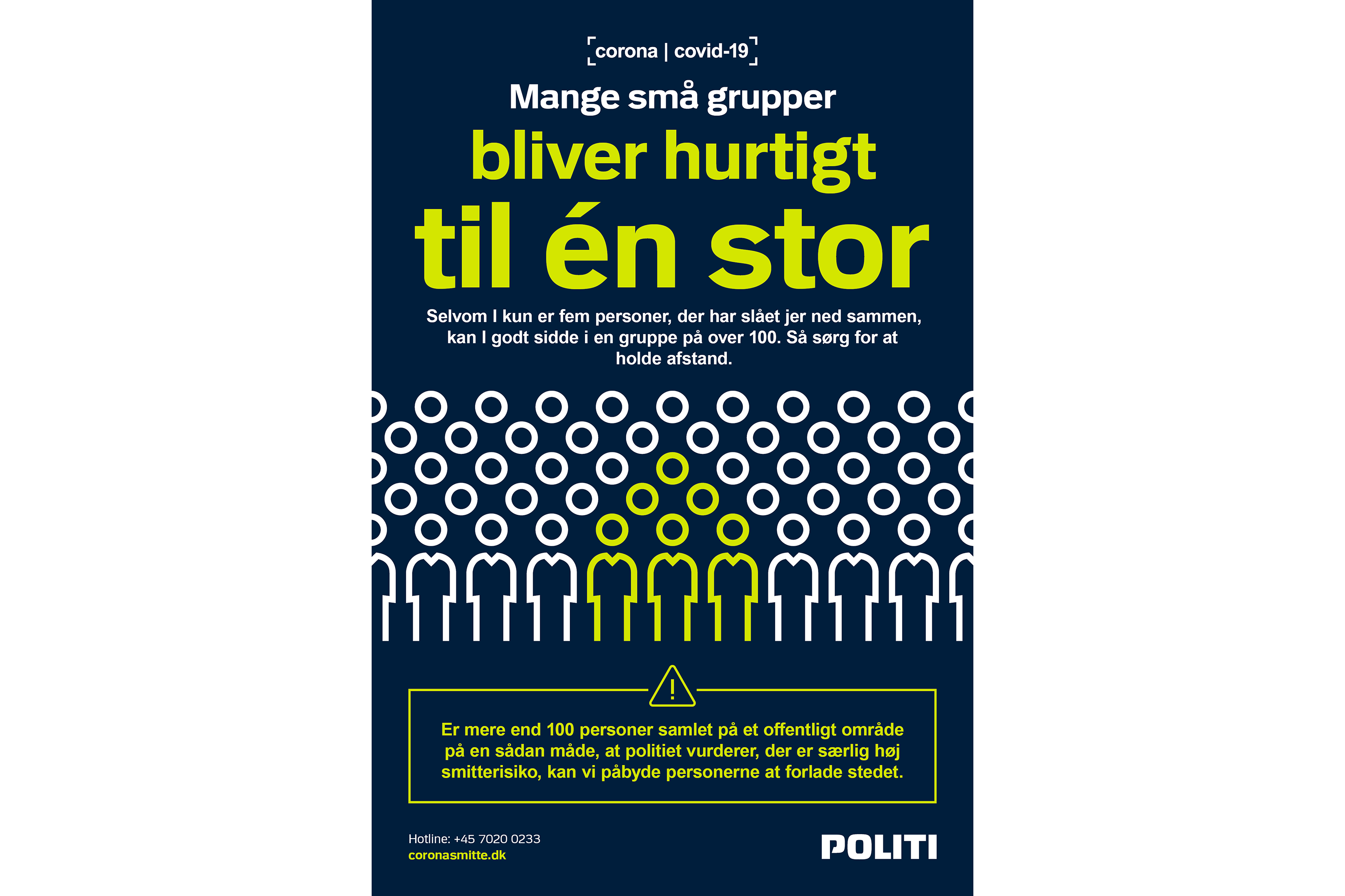 Infografik: Mange små grupper bliver hurtigt til én stor